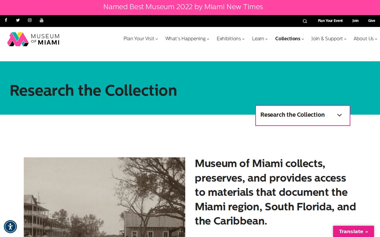 HistoryMiami Research Center collections for Palmetto Bay family history