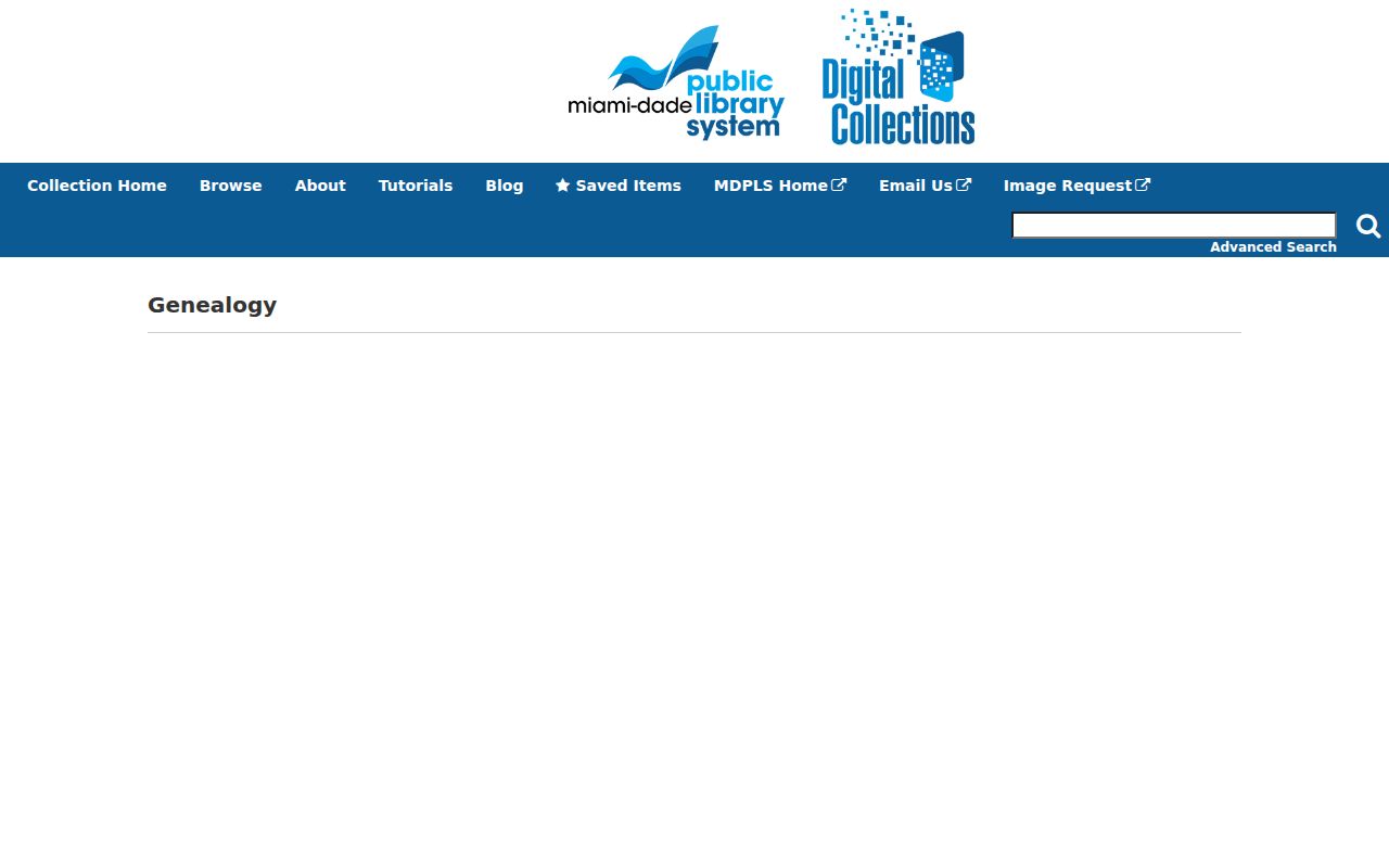 Miami-Dade Public Library genealogy collection for Palmetto Bay city directory research