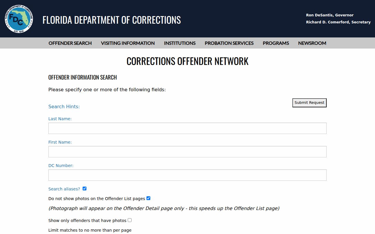 Palmetto Bay residents directory Florida corrections offender search