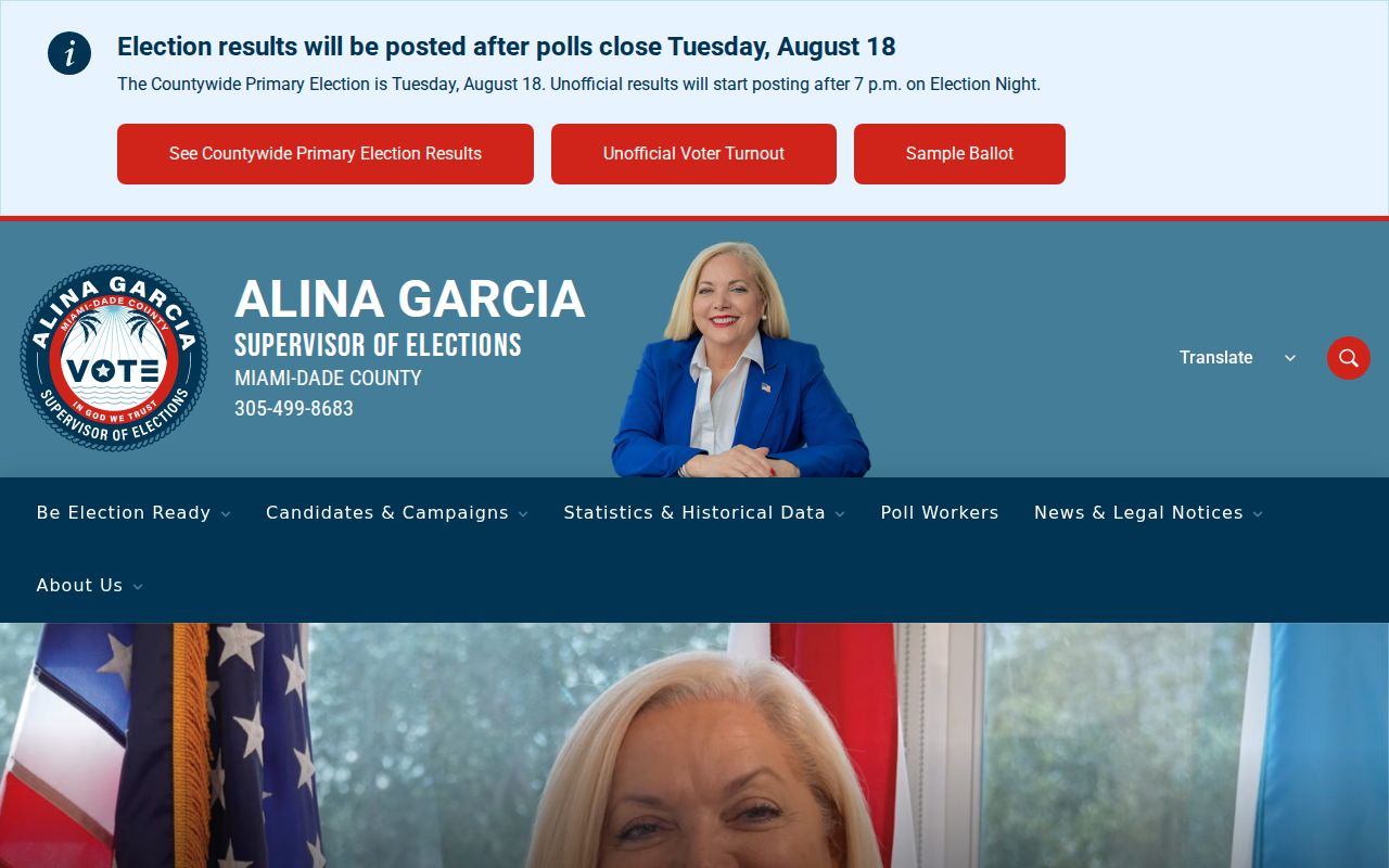 Palmetto Bay ZIP code directory Miami-Dade election geography